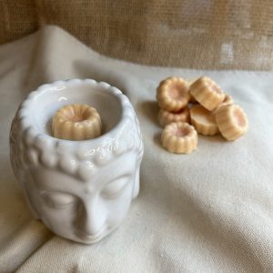 Lots de 2 fondants de bougie - Fleur d'oranger