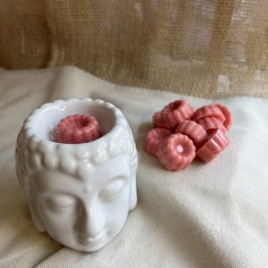Lots de 2 fondants de bougie - Framboise