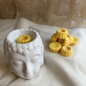 Lots de 2 fondants de bougie - Biscuit