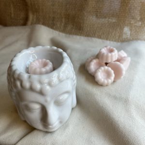 Lots de 2 fondants de bougie - Violette