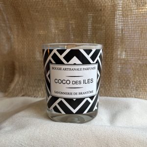 Bougie mèche de bois - Coco des Îles