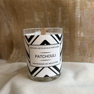 Bougie mèche de bois - Patchouli