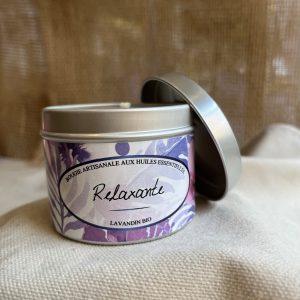 Bougie huiles essentielles - Relaxante